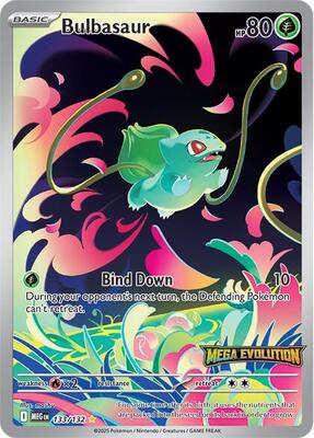 Bulbasaur - 133/132 (Mega Evolution Stamped) #133/132 — stock