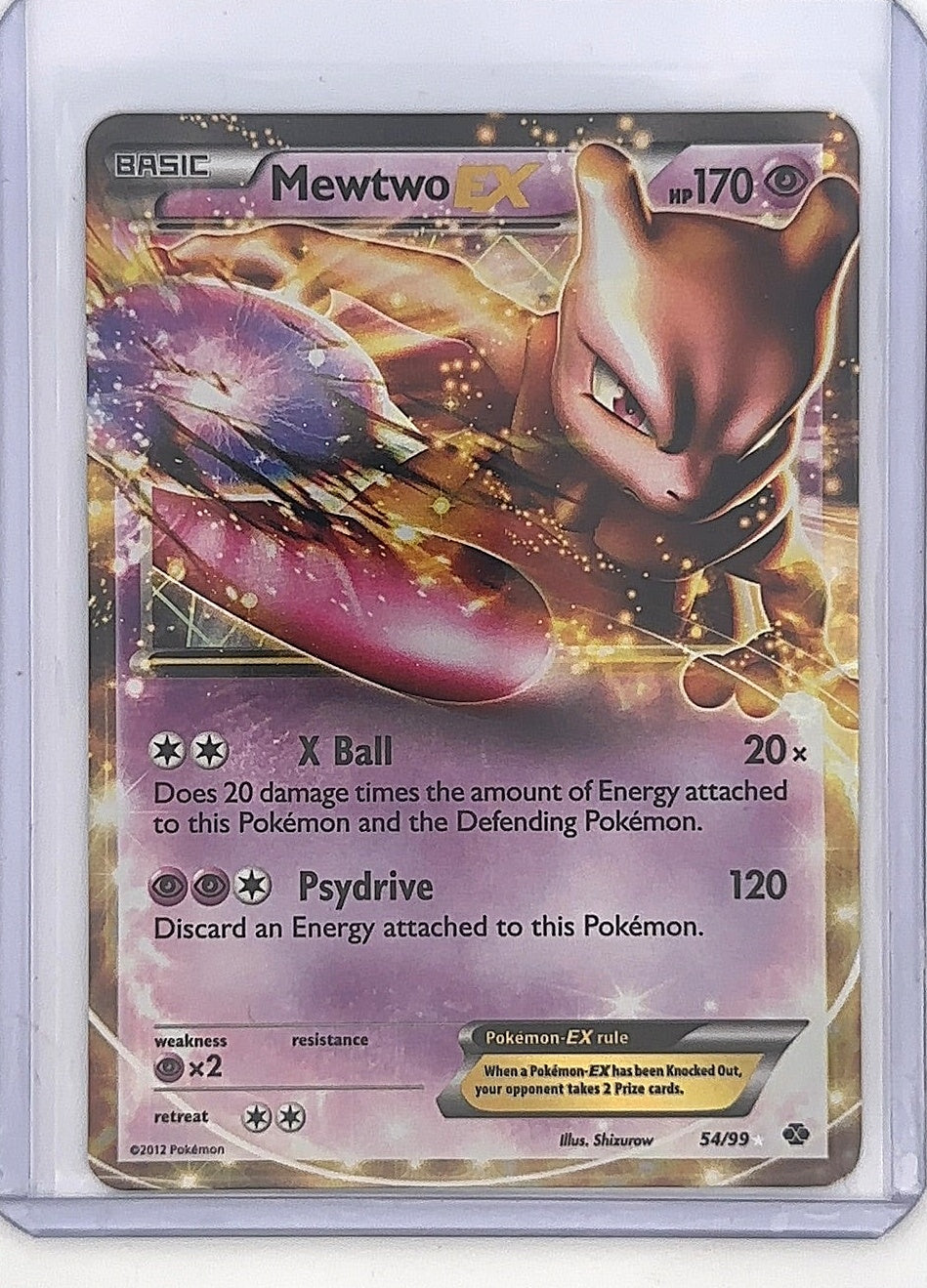 Mewtwo EX #54/99 — front