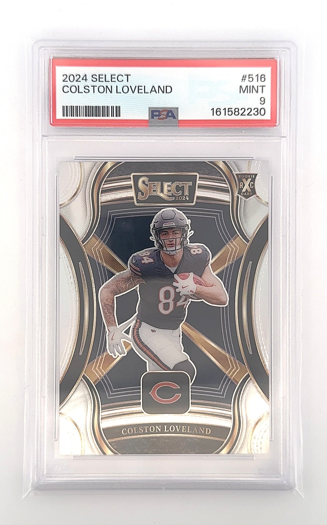 2024 Panini Select Colston Loveland #516 PSA 9 — front