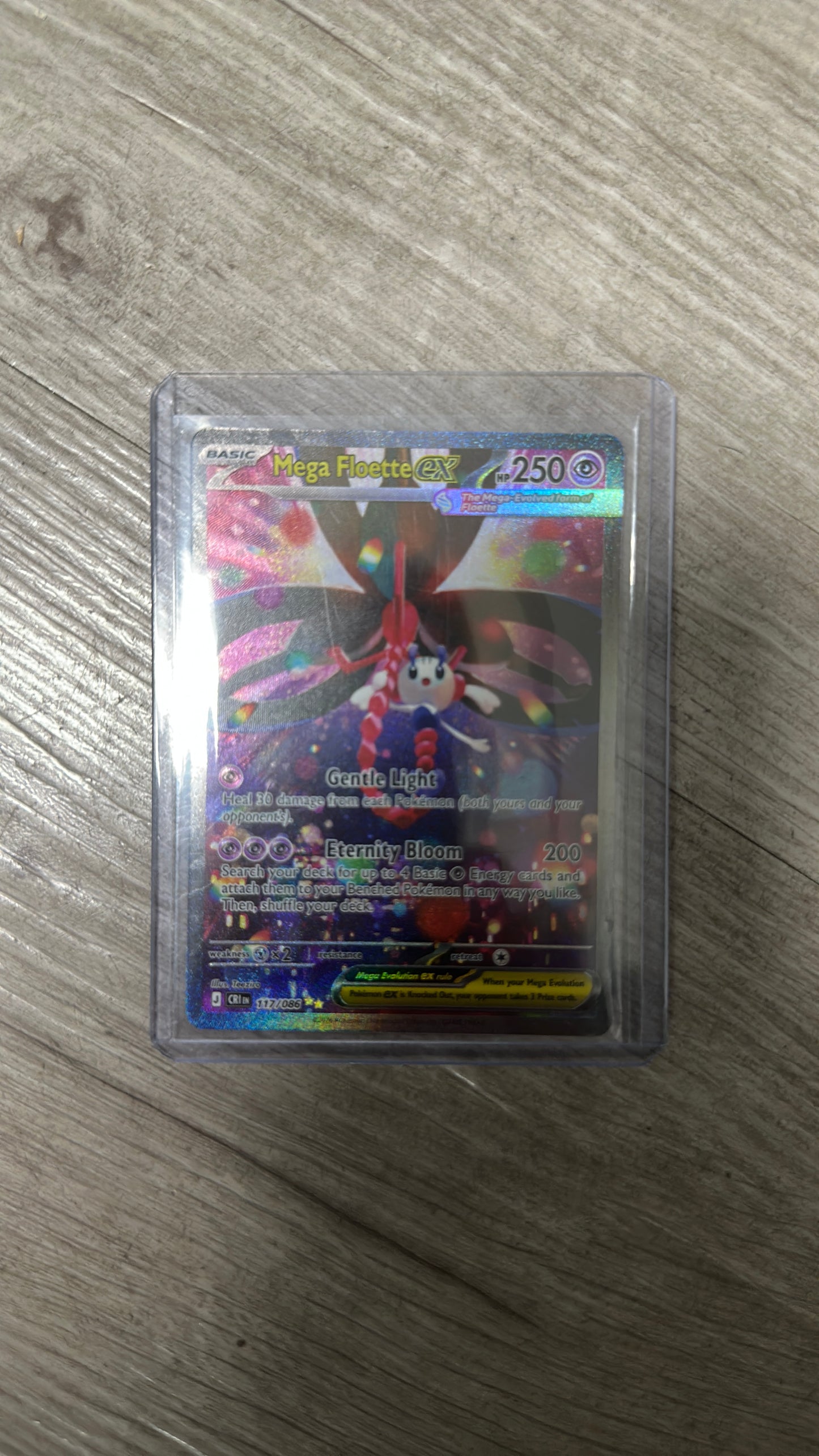 Mega Floette ex - 117/086 ME04: Chaos Rising #117/086 — front