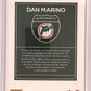 2023 Panini Donruss Optic Downtown Dan Marino #D-8 — back