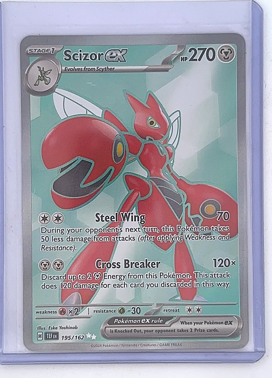 Scizor ex - 195/162 #195/162 — front