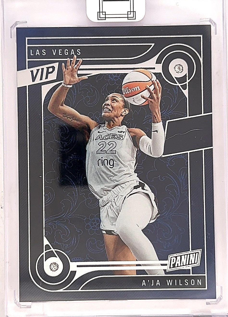 A’ja Wilson Panini VIP Double Diamond 1/1 — front