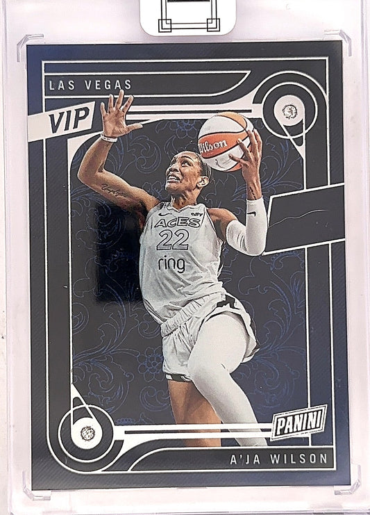 A’ja Wilson Panini VIP Double Diamond 1/1 — front