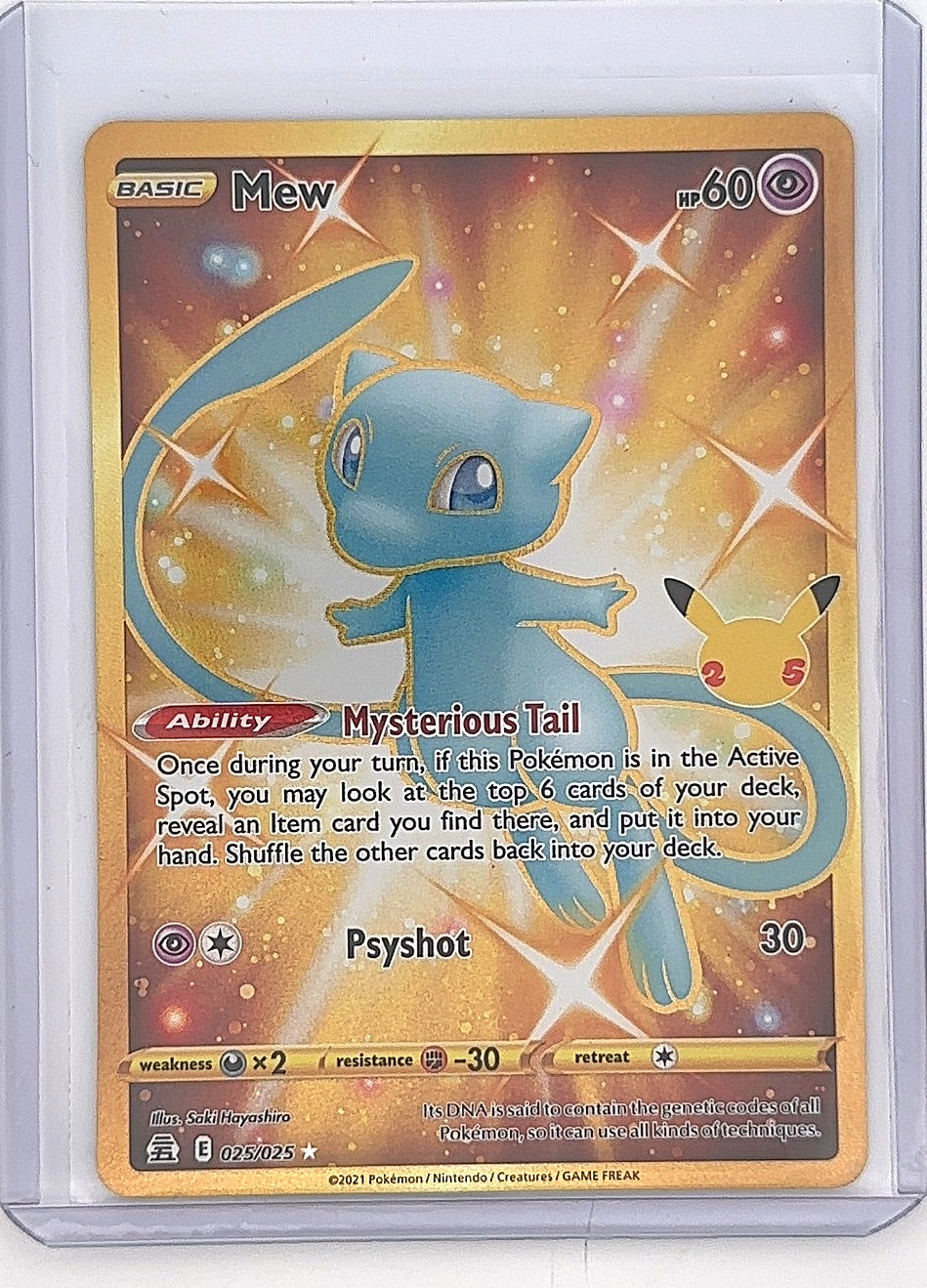 Mew (Secret) #025/025 — front