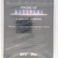 2025 Carlos Ulberg Topps Stroke Of Midnight Auto /25 #SMA-CU — back