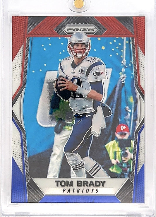 2017 Panini Prizm Tom Brady [Red White Blue Prizm] #33 — front