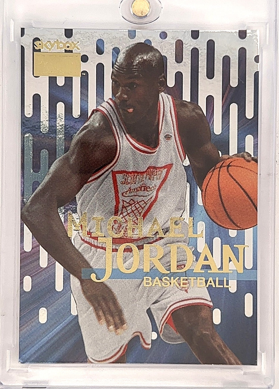 2022 Skybox Metal Universe Champions Skybox Premium Michael Jordan [Gold] #S-1 — front