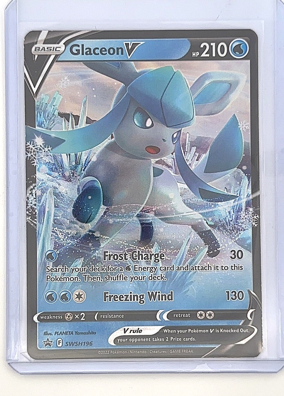 Glaceon V - SWSH196 #SWSH196 — front