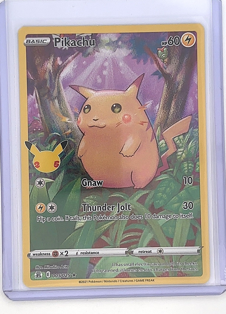 Pikachu #005/025 — front