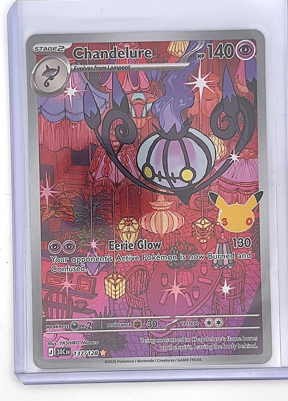 Chandelure - 137/128 #137/128 — front