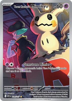 Team Rocket's Mimikyu - 238/217 #238/217 — stock