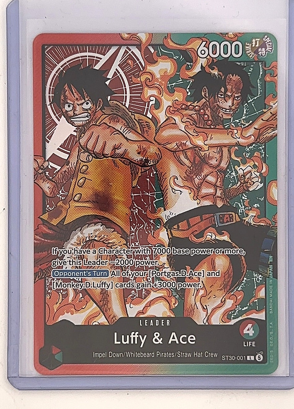 Luffy & Ace ST30-001 L — front