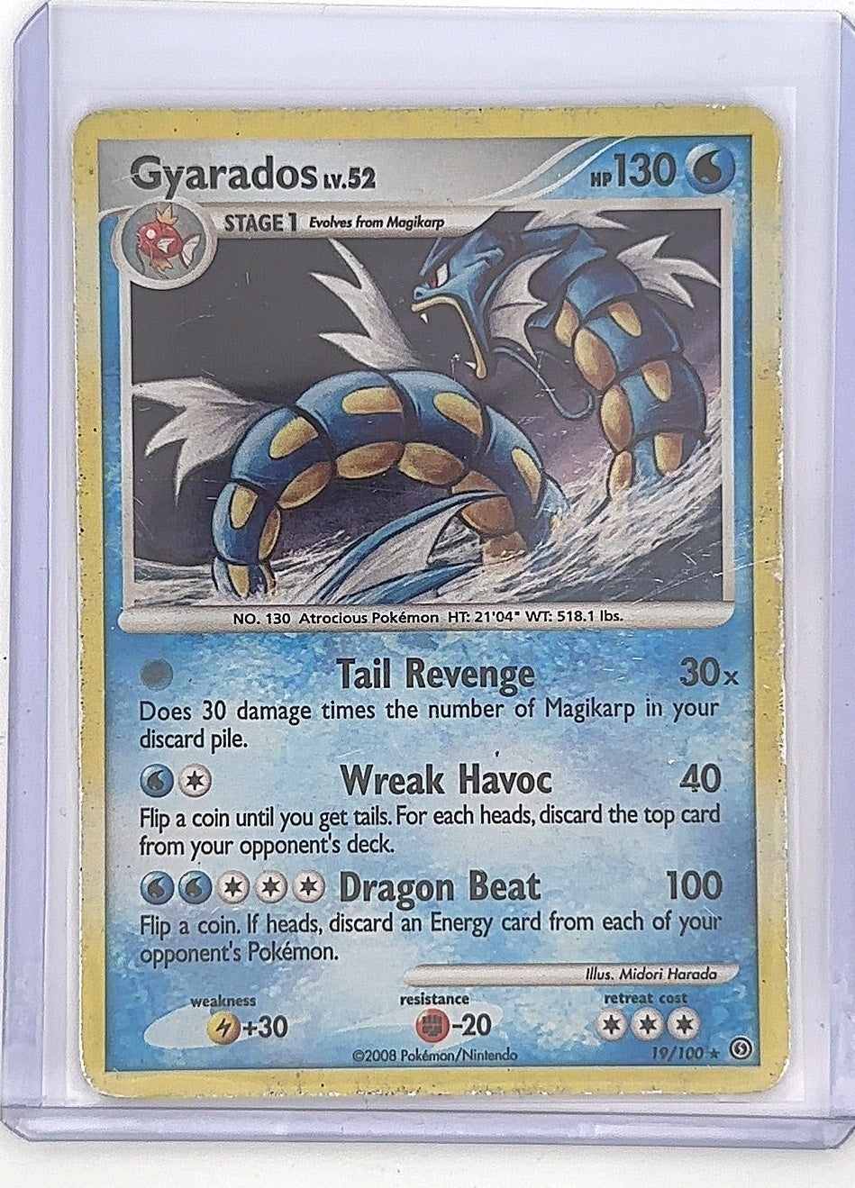 Gyarados #19/100 — front