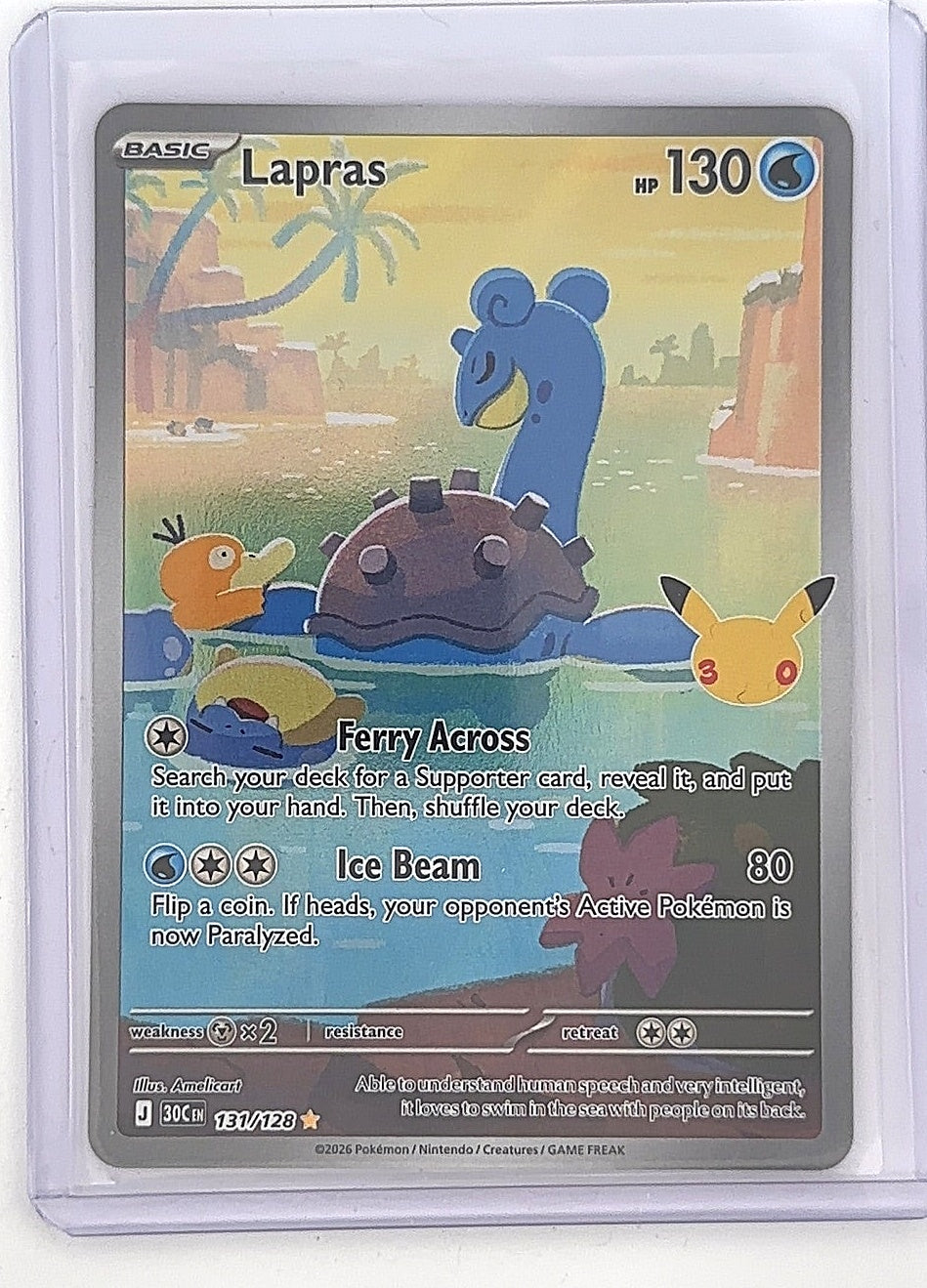 Lapras - 131/128 #131/128 — front