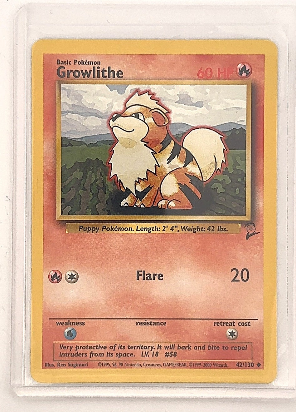 Growlithe #042/130 — front