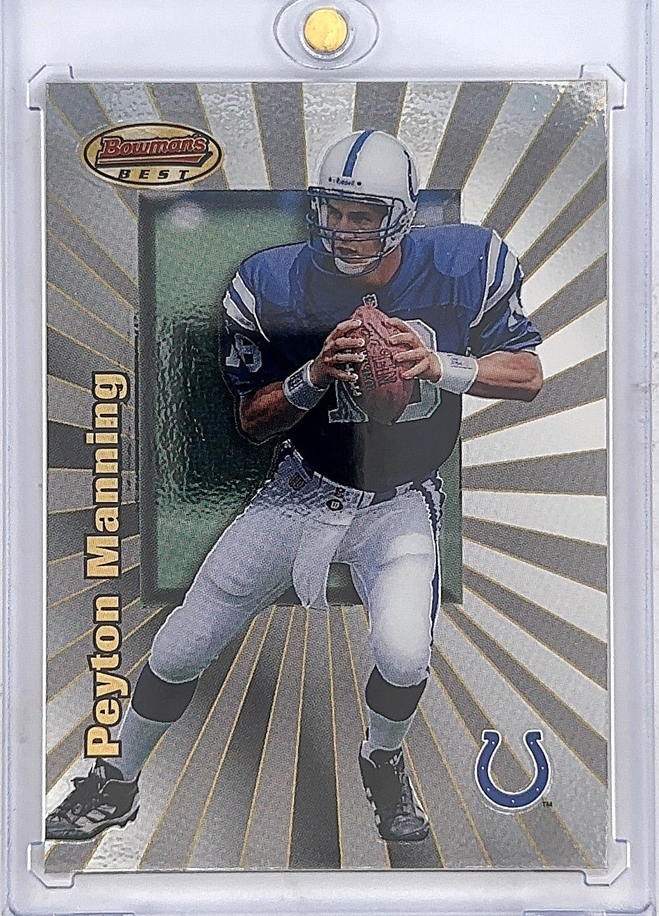 1998 Bowman's Best Peyton Manning #112 — front