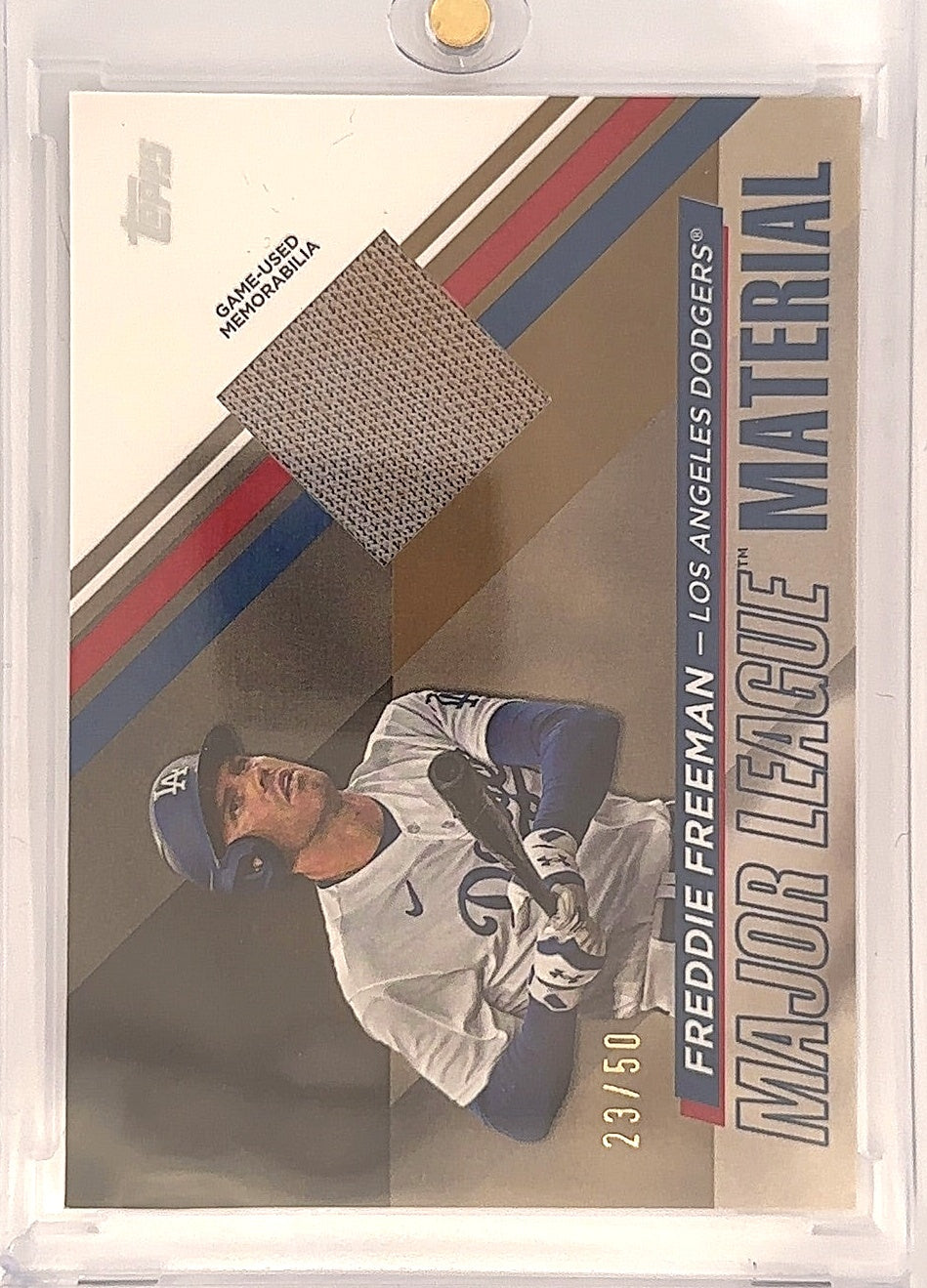 2024 Topps Major League Material Freddie Freeman #MLM-FF — front
