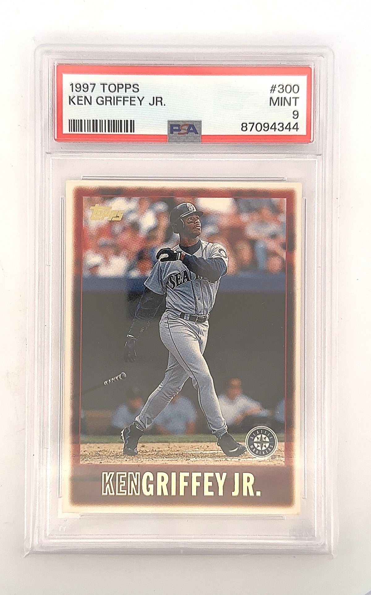 1997 Topps Ken Griffey Jr. #300 PSA 9 — front