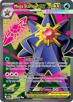 Mega Starmie ex - 102/088 #102/088 — stock