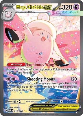 Mega Clefable ex - 119/088 ME03: Perfect Order #119/088 — stock