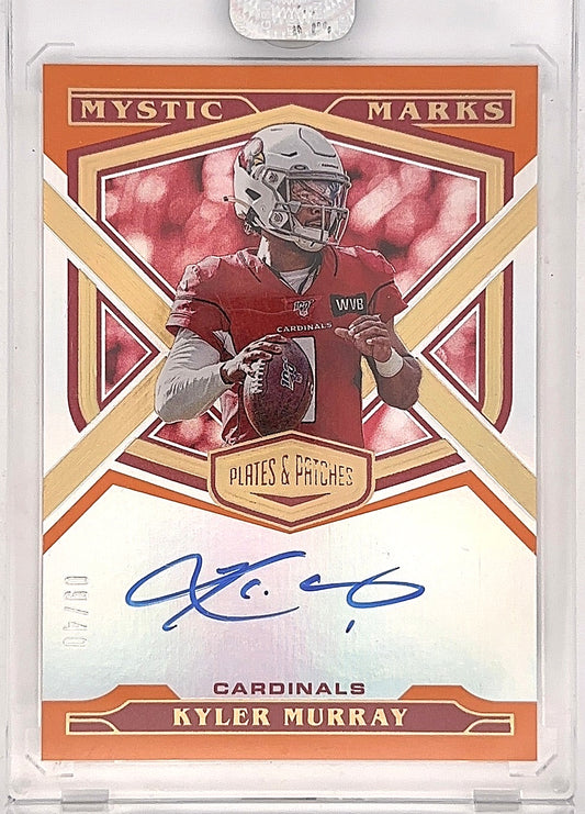 2023 Panini Plates and Patches 2020 Mystic Marks Kyler Murray [Orange] #MY-KM — front