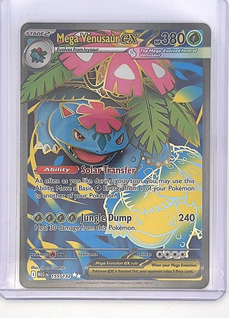 Mega Venusaur ex - 155/132 #155/132 — front