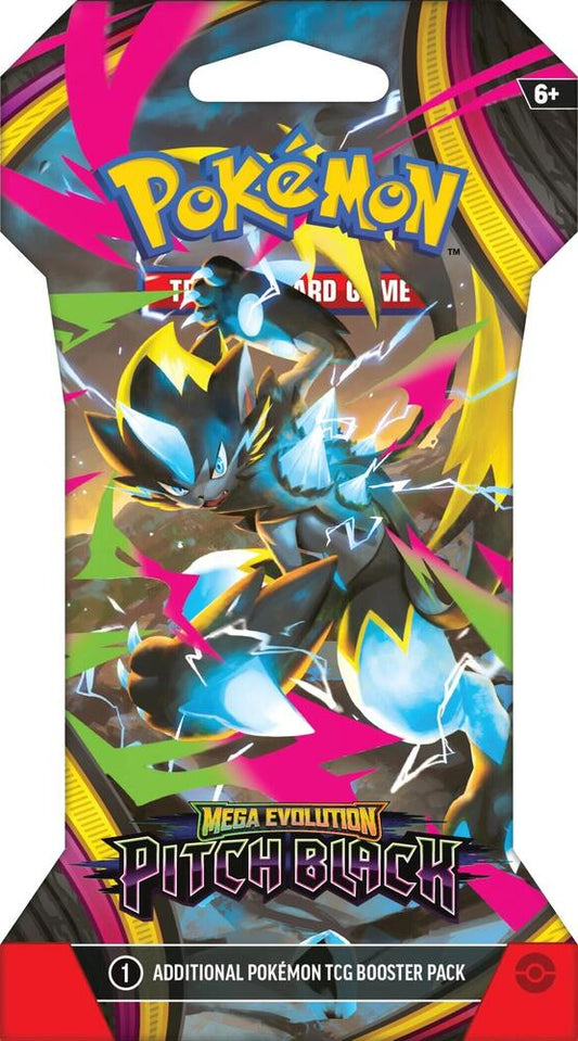 Pitch Black Sleeved Booster Pack - ME05: Pitch Black (ME05)