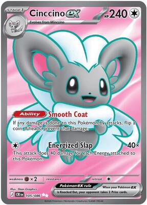 Cinccino ex - 105/086 #105/086 — stock