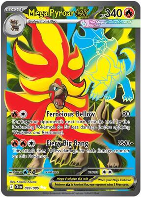 Mega Pyroar ex - 099/086 #099/086 — stock