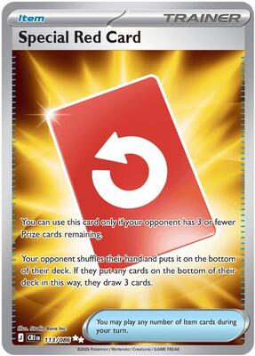 Special Red Card - 113/086 #113/086 — stock