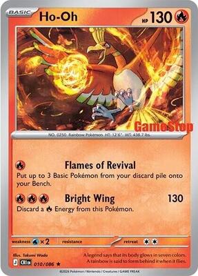 Ho-Oh - 010/086 (Gamestop Exclusive) #010/086 — stock