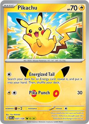 Pikachu - 037/128 #037/128 — stock