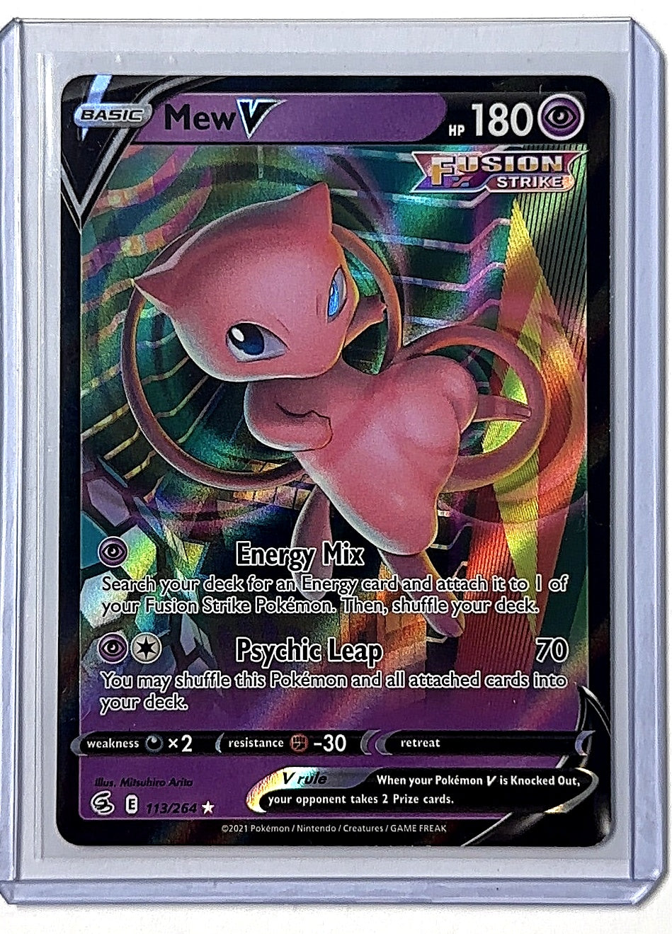 Mew V #113/264 — front