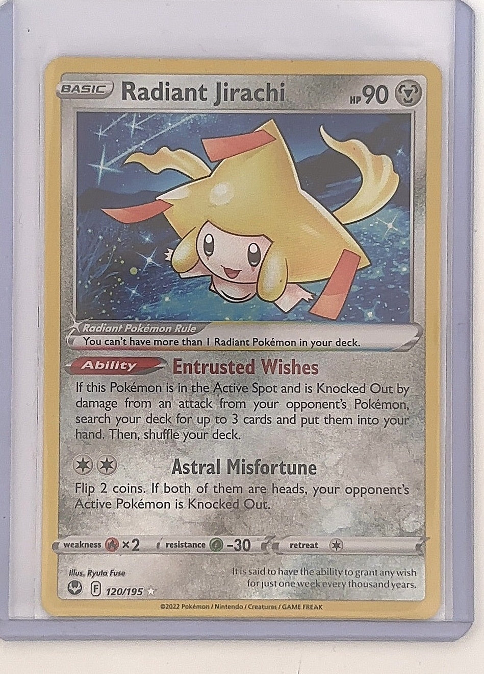 Radiant Jirachi #120/195 — front