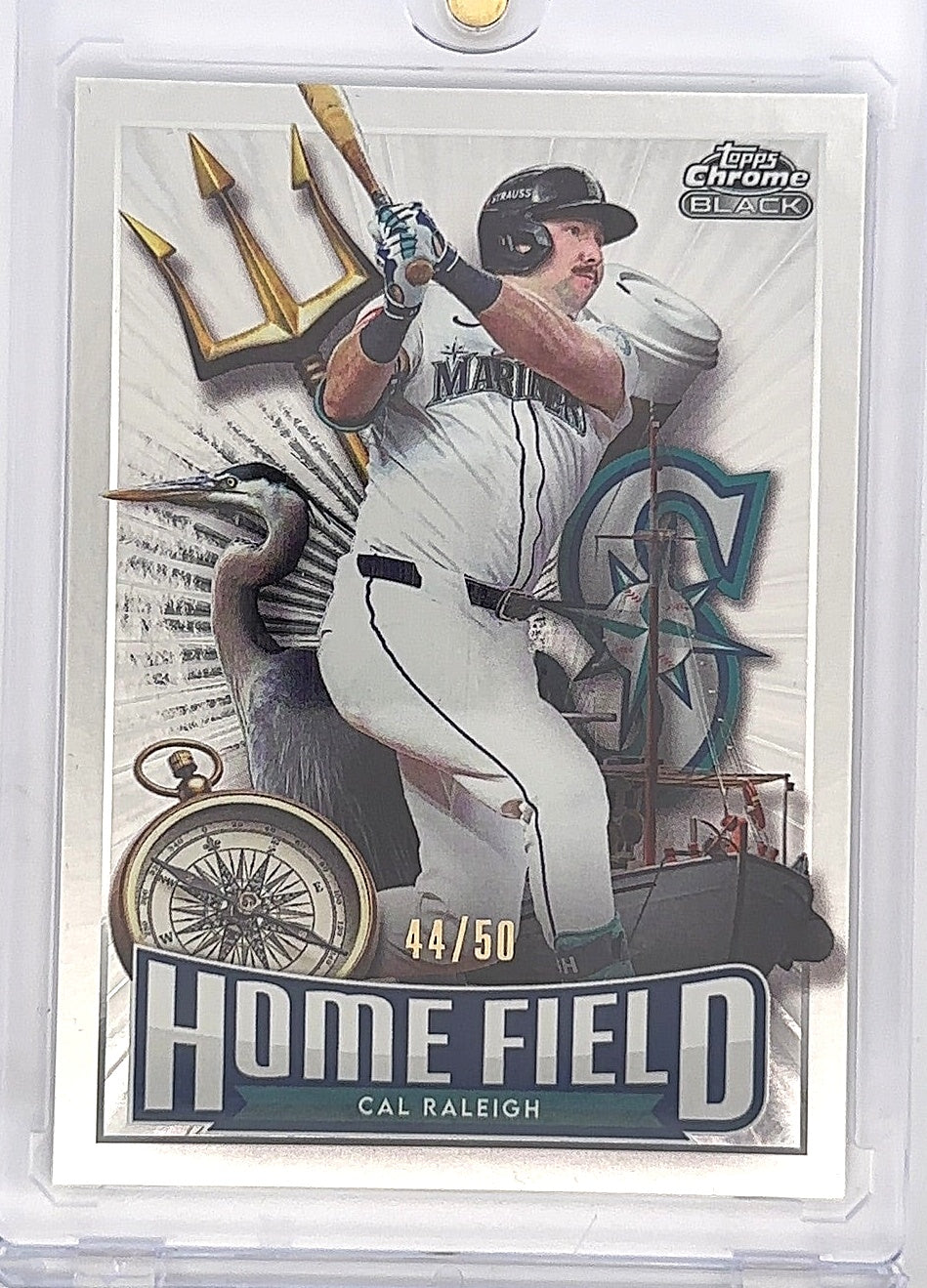 2026 Topps Chrome Black Home Field Cal Raleigh #CBHA-17 — front