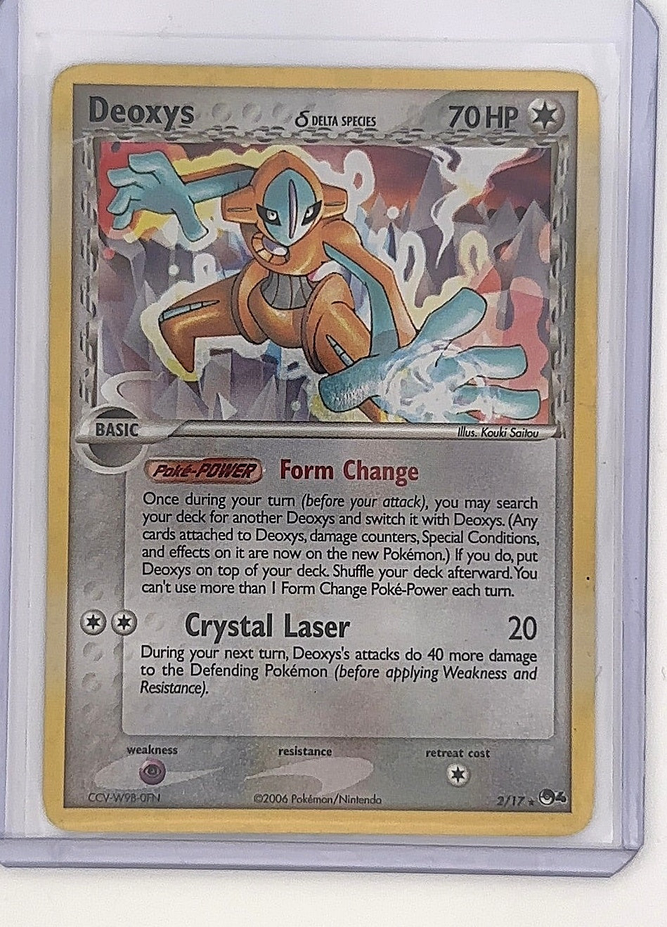 Deoxys (Delta Species) #002/017 — front