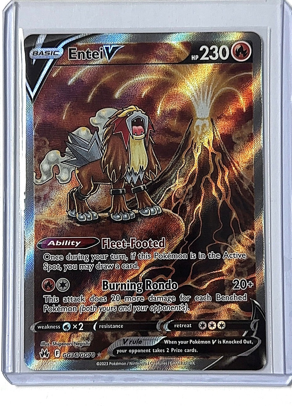 Entei V #GG36/GG70 — front