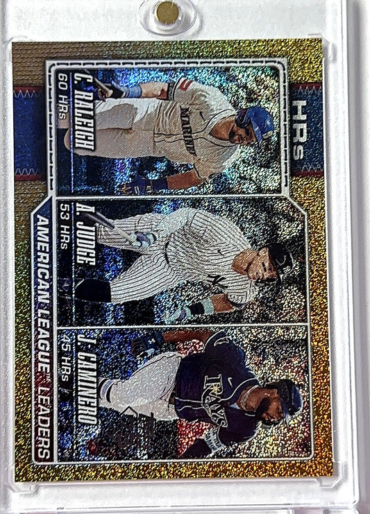 2026 Topps American League Leaders HRs /50 [Canvas] #38 — front
