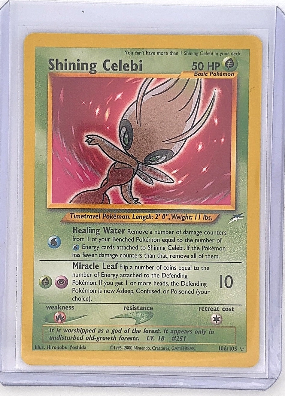 Shining Celebi #106/105 — front
