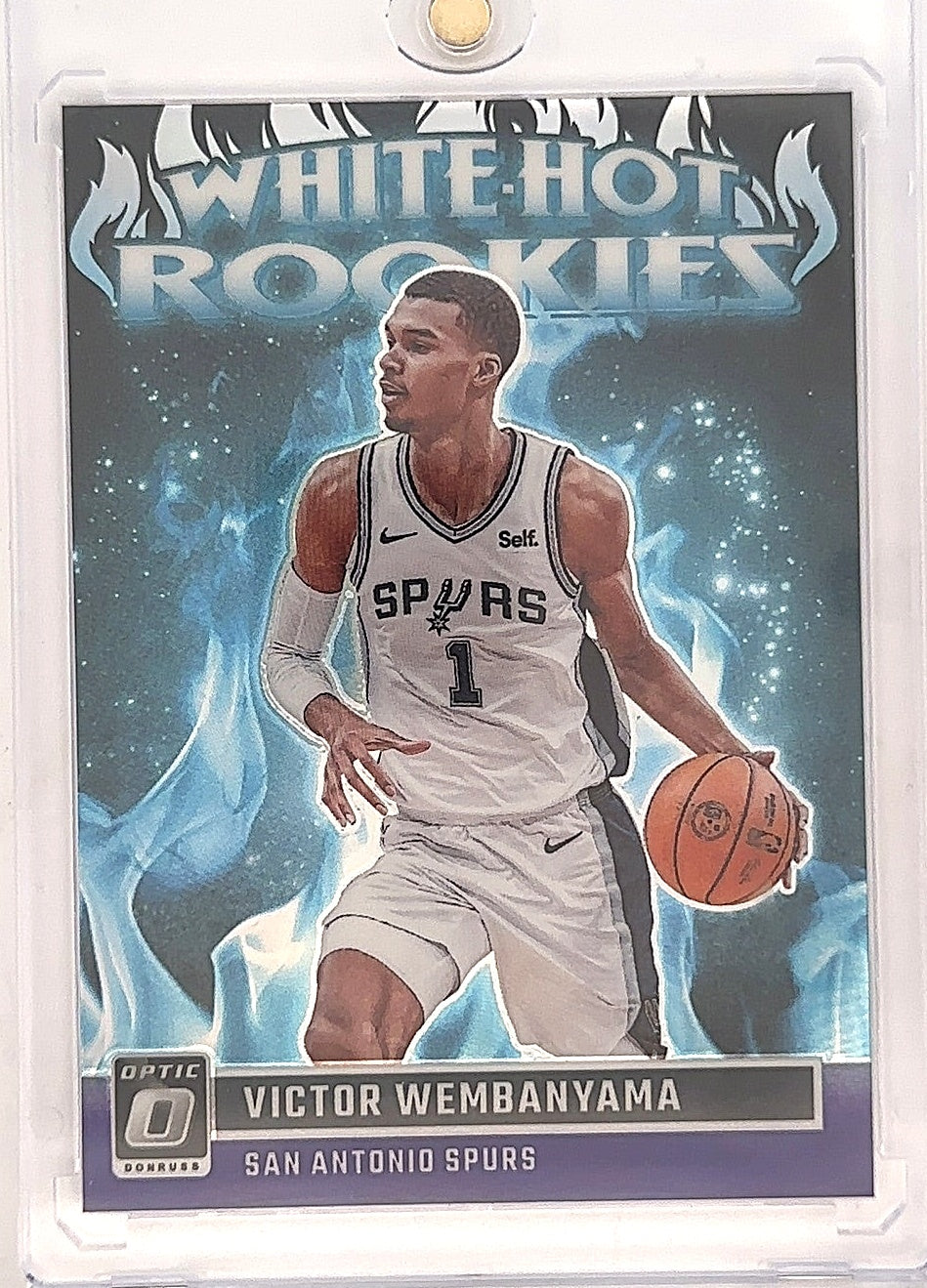 2023 Donruss Optic White Hot Rookies Victor Wembanyama  [Holo] #2 — front