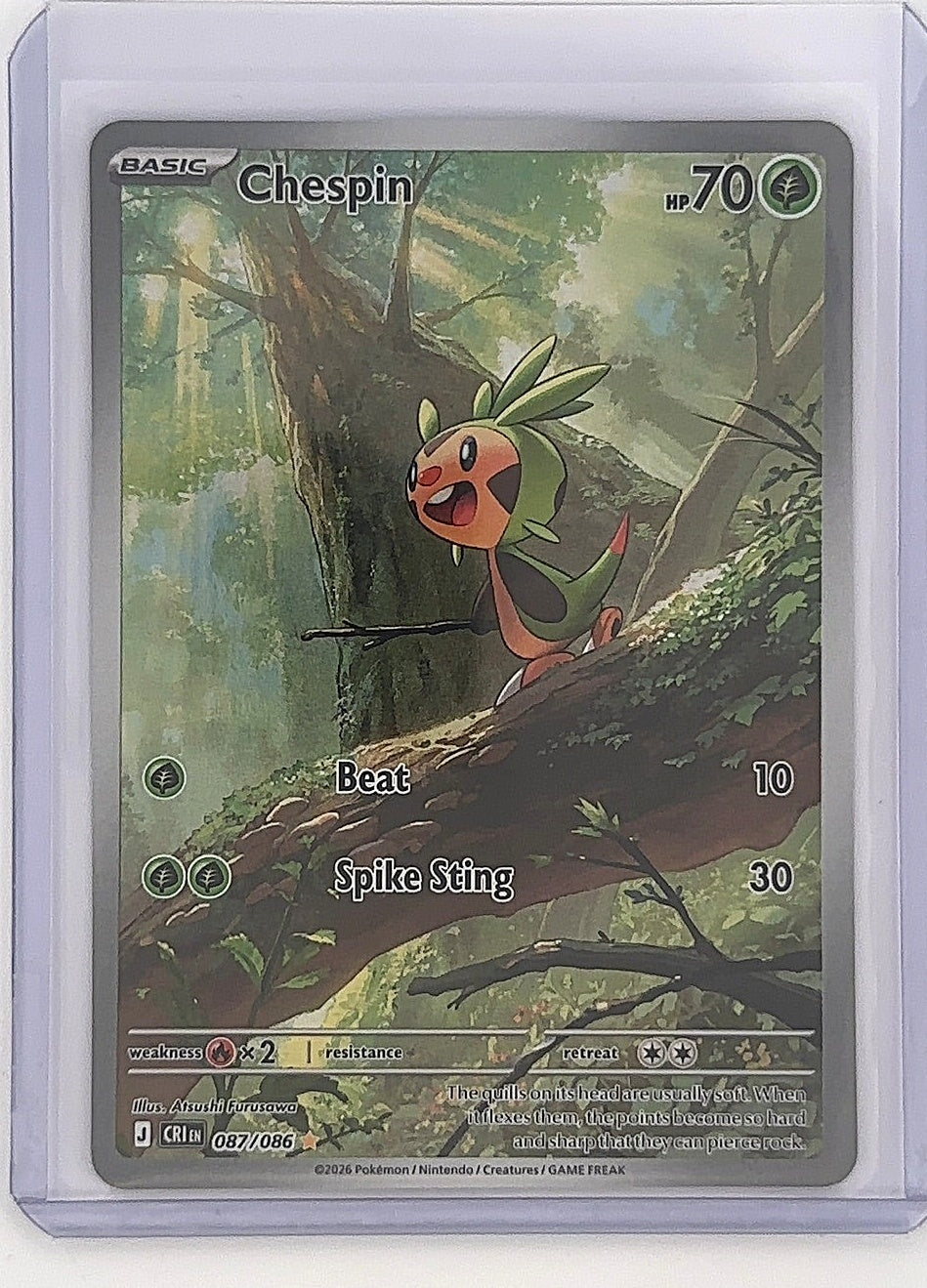 Chespin - 087/086 #087/086 — front