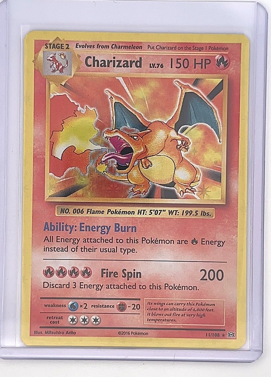 Charizard #11/108 — front