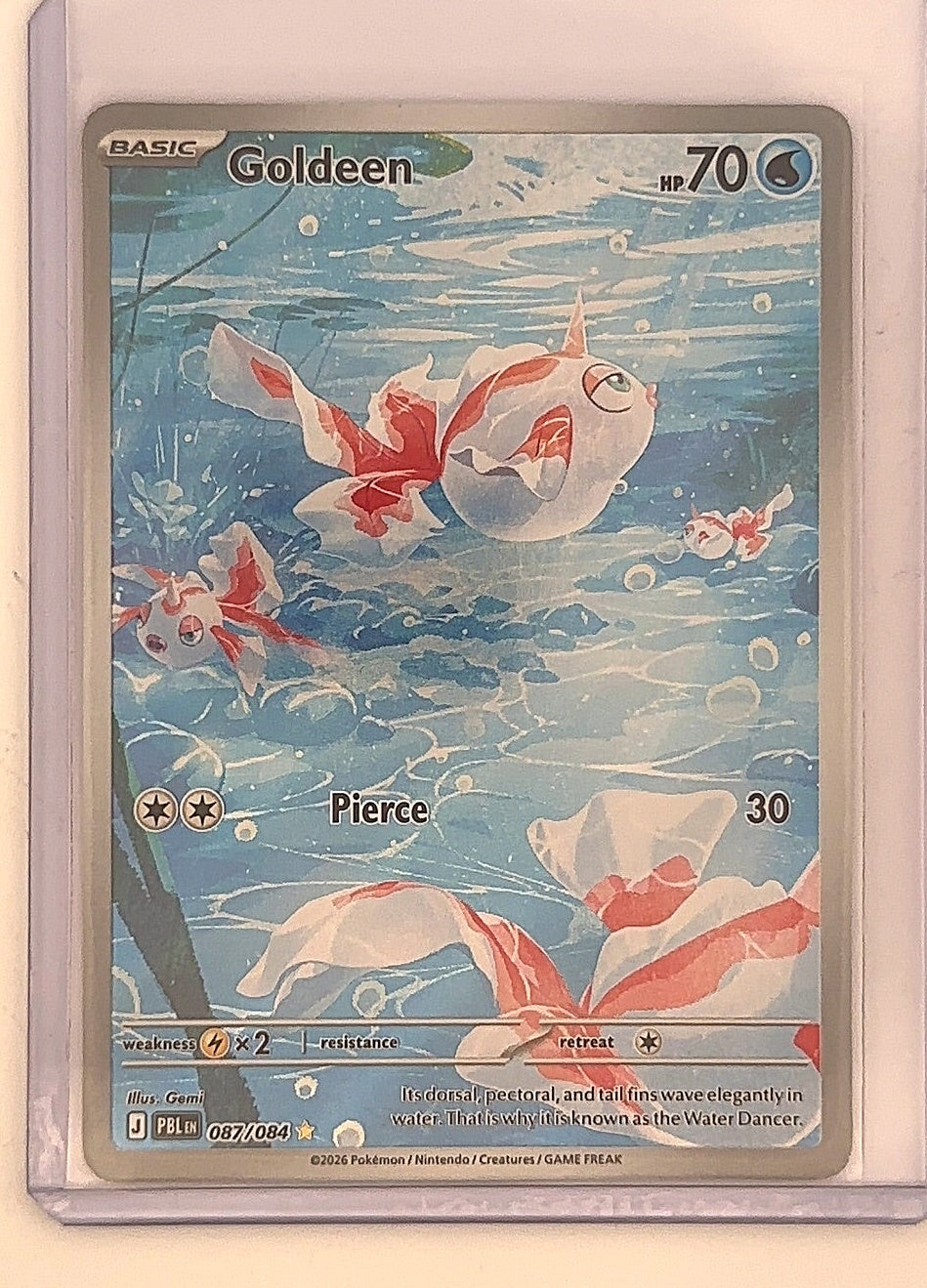 Goldeen - 087/084 #087/084 — front