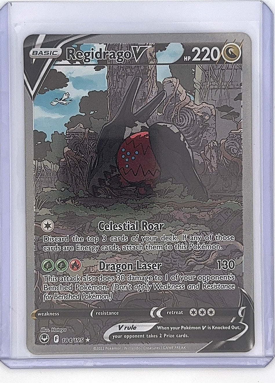 Regidrago V (Alternate Full Art) #184/195 — front