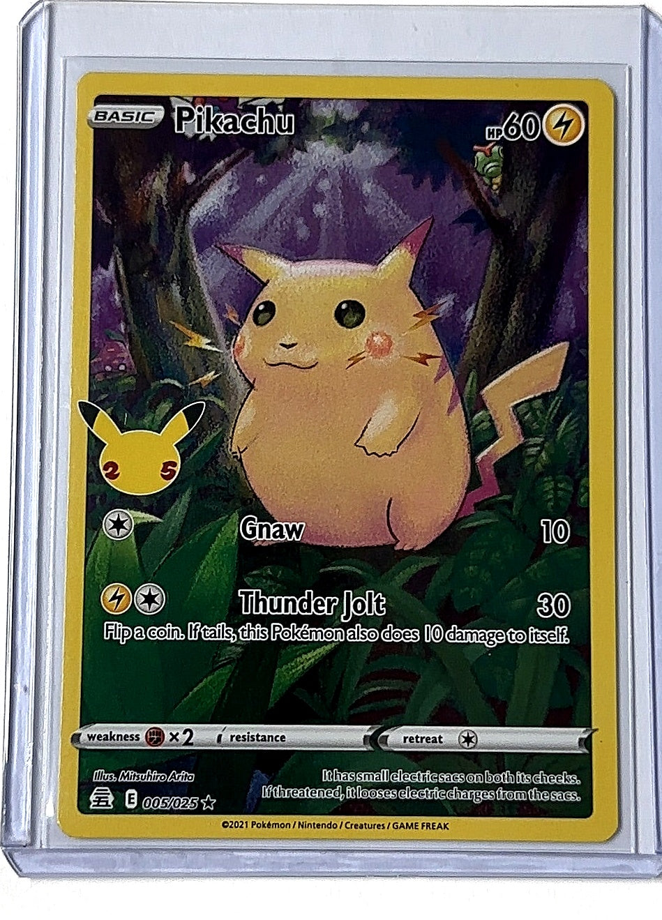 Pikachu #005/025 — front