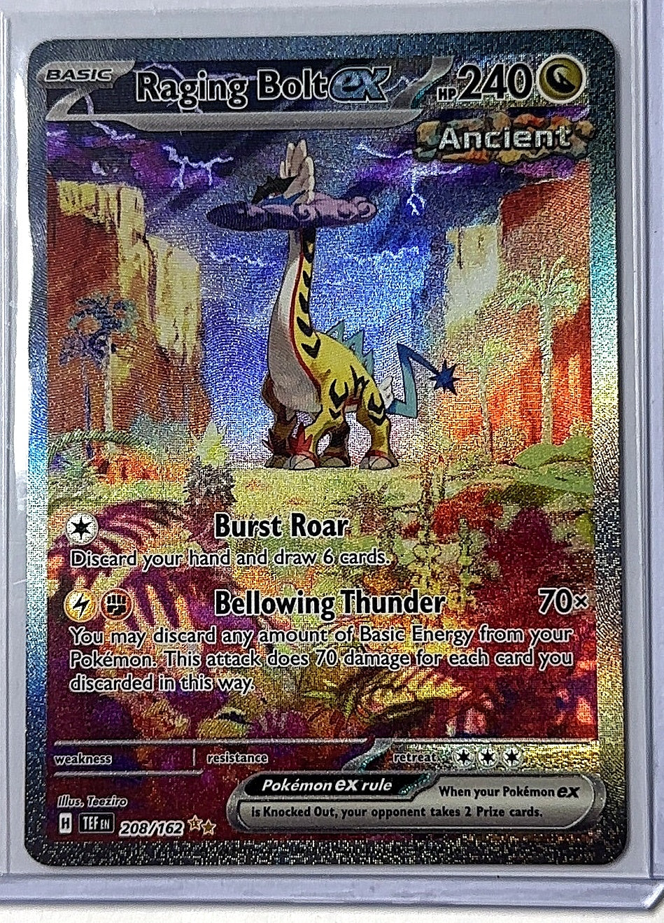 Raging Bolt ex - 208/162 #208/162 — front