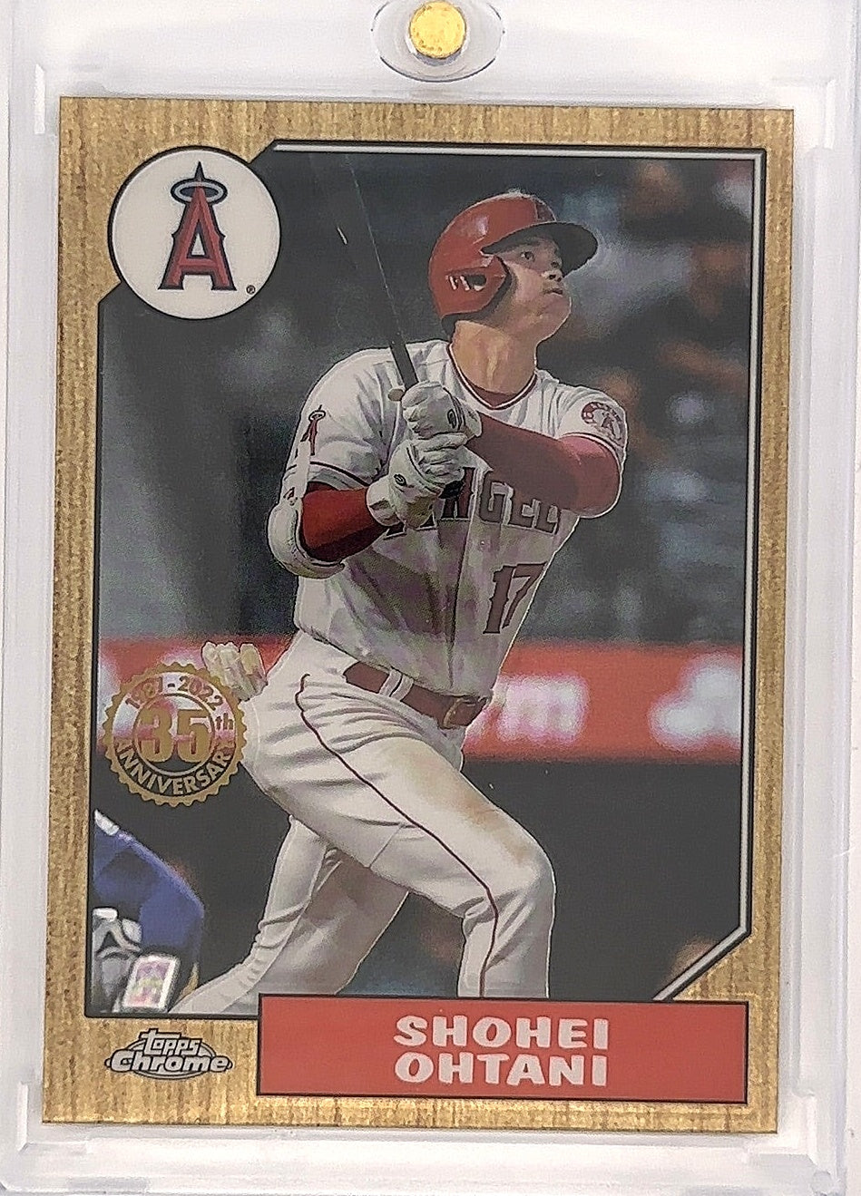 2022 Topps Chrome 1987 Shohei Ohtani Refractor #87BC-2 — front