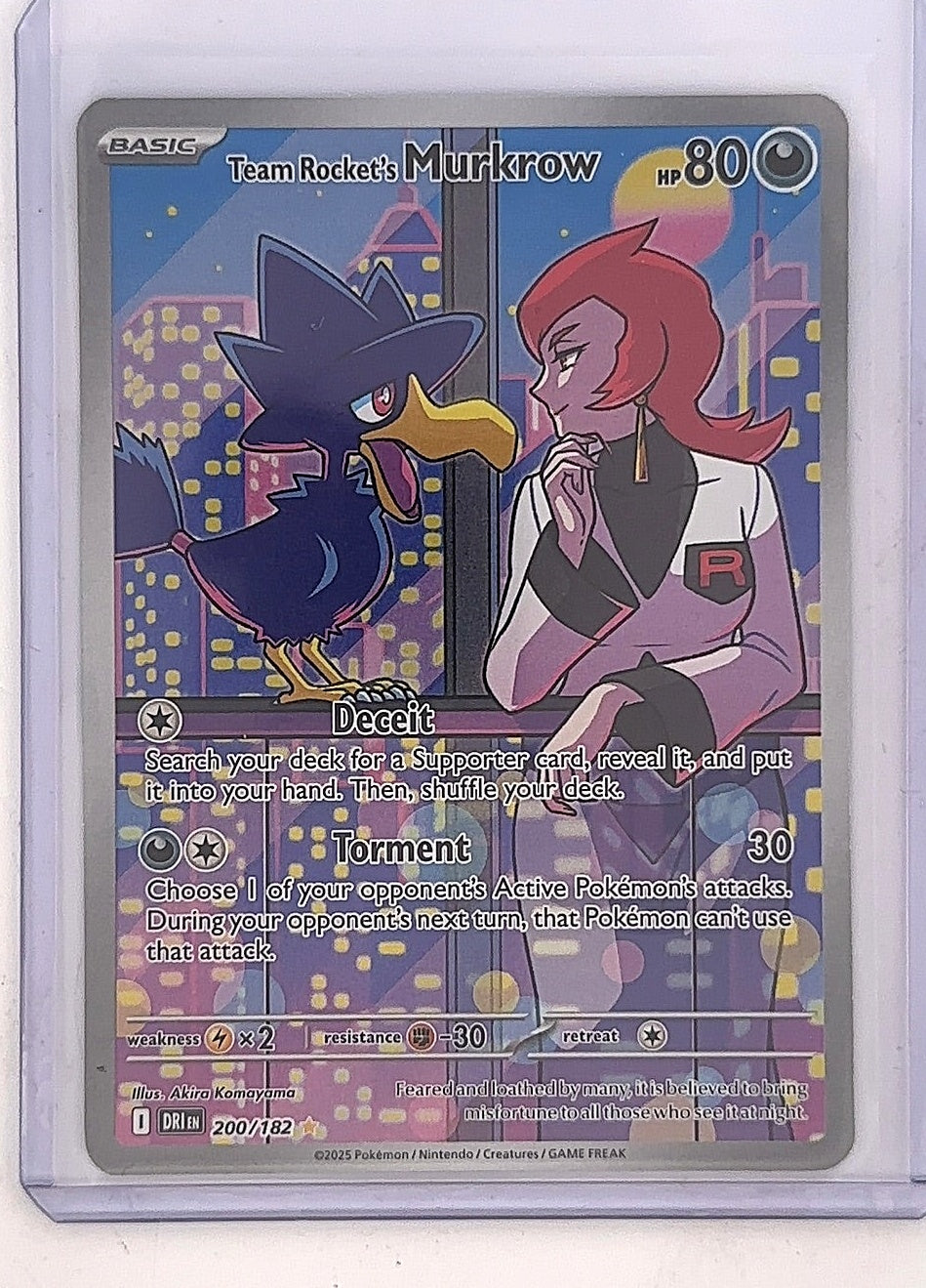 Team Rocket's Murkrow - 200/182 #200/182 — front