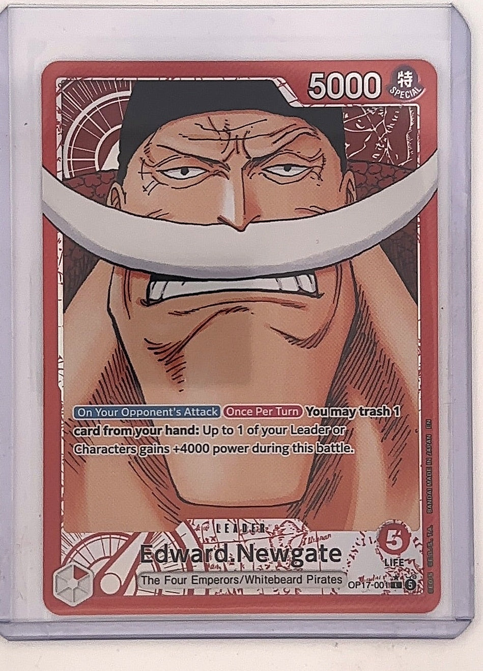 One Piece Edward. Newgate OP17-001 L — front
